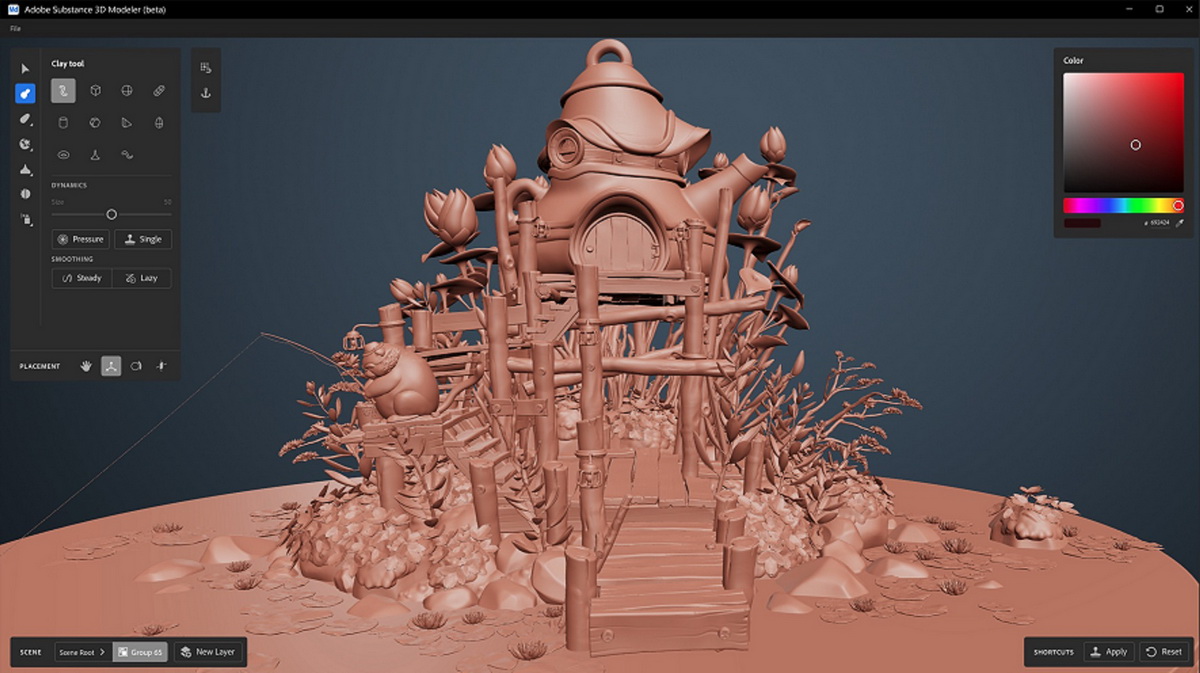 Adobe 將在今年下半年發布 Substance 3D Modeler，將功能擴展至 3D 雕塑工作流程