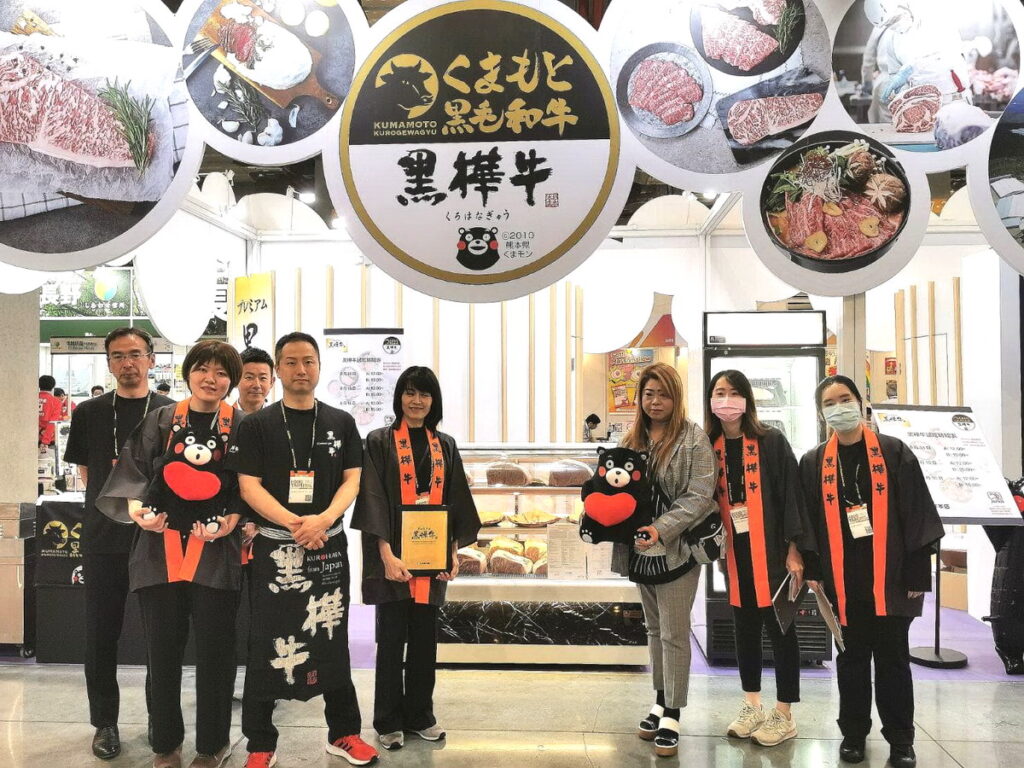 日本「黑樺牛」攤位
