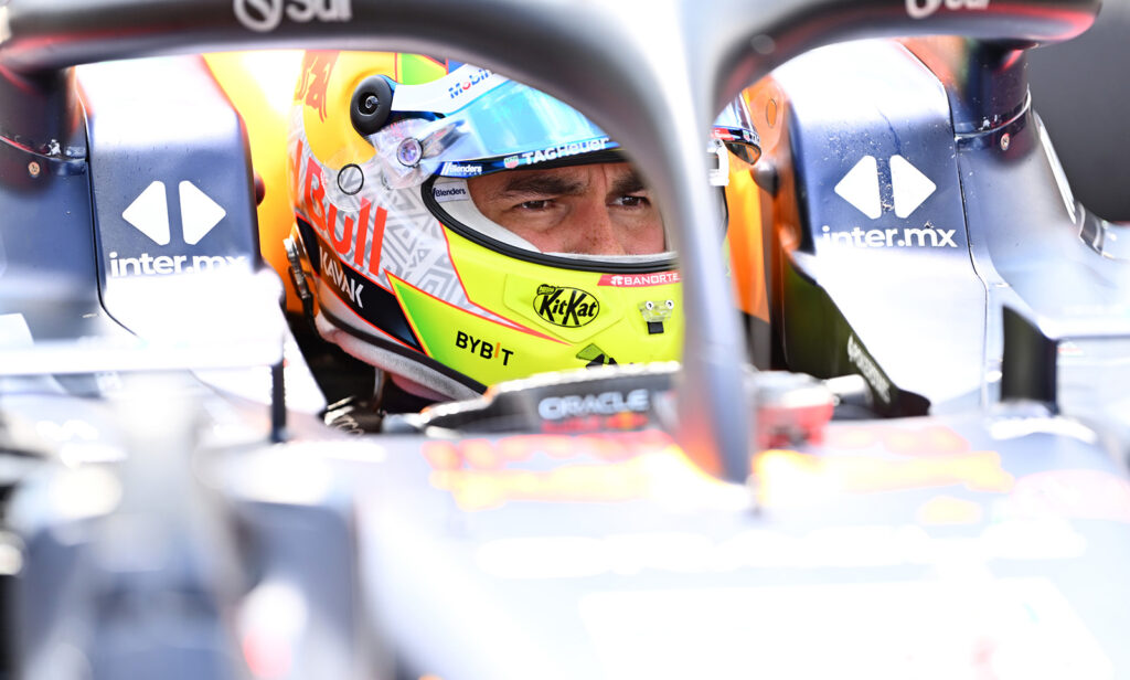 Sergio Pérez在決賽發揮出色，從15位發車，穿越車手群車陣，以第6名完賽。（Red Bull提供）