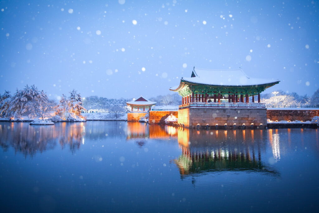 [韓國冬季風景] 慶州 東宮與月池
