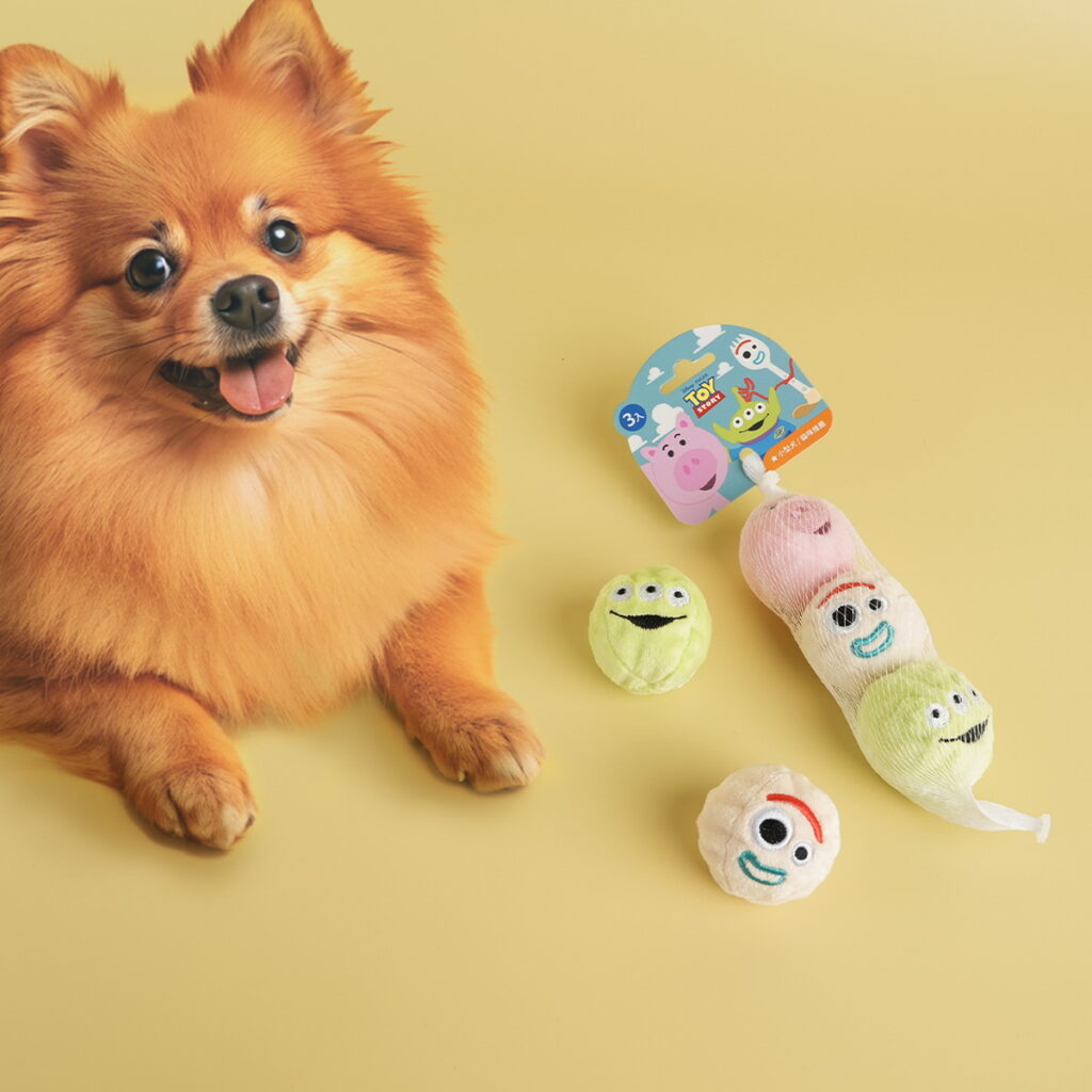 狗狗啾啾球，專為小型犬設計，不易壞可以玩更久！